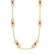 CARTIER CORAL AND MOTHER-OF-PEARL LONGCHAIN NECKLACE - Archives des enchères