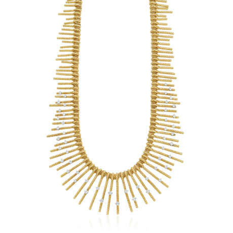 TIFFANY & CO., JEAN SCHLUMBERGER DIAMOND AND GOLD 'FRINGE' NECKLACE - Foto 1