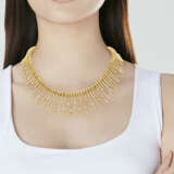 TIFFANY & CO., JEAN SCHLUMBERGER DIAMOND AND GOLD 'FRINGE' NECKLACE - photo 2