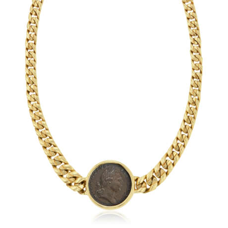 BULGARI GOLD AND COIN 'MONETE' NECKLACE - photo 1