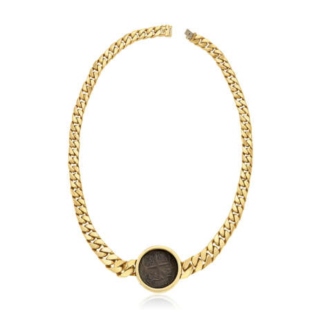 BULGARI GOLD AND COIN 'MONETE' NECKLACE - фото 4