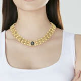 BULGARI COIN AND BI-COLORED GOLD 'MONETE' NECKLACE - фото 2