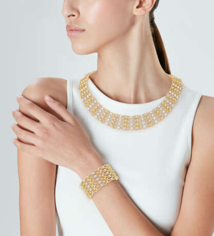 NO RESERVE | TIFFANY & CO. SET OF DIAMOND AND GOLD JEWELRY - Foto 2