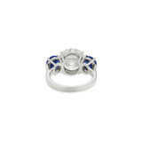 DIAMOND AND SAPPHIRE RING - photo 6