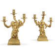 A PAIR OF FRENCH ORMOLU TWO-BRANCH CANDELABRA - Archives des enchères