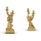 A PAIR OF FRENCH ORMOLU TWO-BRANCH CANDELABRA - photo 4