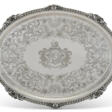 A GEORGE III SILVER TWO-HANDLED FOOTED TRAY - Auktionsarchiv