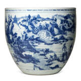 A LARGE CHINESE BLUE AND WHITE PORCELAIN JARDINI&#200;RE - Foto 3