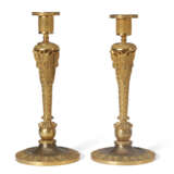 A PAIR OF RUSSIAN ORMOLU CANDLESTICKS - фото 2