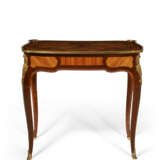 A LOUIS XV ORMOLU-MOUNTED TULIPWOOD, KINGWOOD, AMARANTH AND BOIS DE BOUT MARQUETRY TABLE A ECRIRE - photo 6