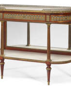 Мебель для хранения. A LOUIS XVI ORMOLU-MOUNTED MAHOGANY CONSOLE DESSERTE