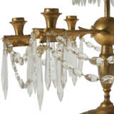 A PAIR OF NORTH EUROPEAN ORMOLU AND CUT-GLASS SIX-BRANCH CANDELABRA - фото 2