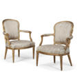 A PAIR OF LATE LOUIS XV GILTWOOD FAUTEUILS - Auction archive