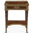 A FRENCH ORMOLU-MOUNTED MAHOGANY OCCASIONAL TABLE - Archives des enchères