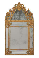A REGENCE STYLE GILTWOOD MIRROR