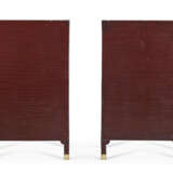 A PAIR OF CHINESE GILT BROWN LACQUER CABINETS - photo 3