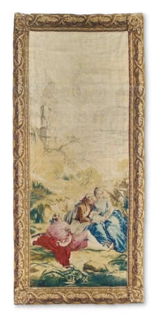 A BEAUVAIS PASTORAL TAPESTRY PANEL - photo 1