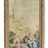 A BEAUVAIS PASTORAL TAPESTRY PANEL - photo 2