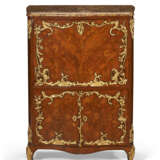 A LOUIS XV ORMOLU-MOUNTED KINGWOOD, TULIPWOOD, AND MARQUETRY SECRETAIRE A ABATTANT - photo 1