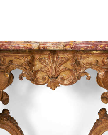 A REGENCE GILTWOOD CONSOLE TABLE - photo 5