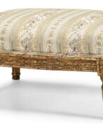 Chairs. A LOUIS XVI GILTWOOD TABOURET