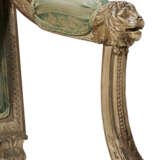 A PAIR OF LOUIS XVI GRAY-PAINTED CANAPES - photo 6