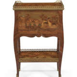 A MATCHED PAIR OF FRENCH ORMOLU-MOUNTED KINGWOOD, SYCAMORE AND MARQUETRY TABLES EN CHIFFONNIER - photo 9