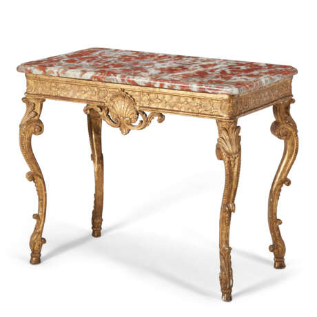 A LATE LOUIS XIV GILTWOOD CENTER TABLE - photo 2