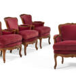 A SET OF FOUR LOUIS XV BEECHWOOD BERGERES - Auction archive