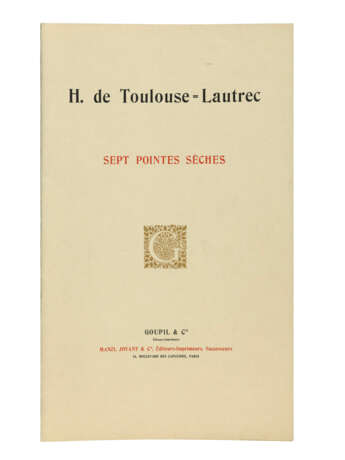 HENRI DE TOULOUSE-LAUTREC (1864-1901) - Foto 3