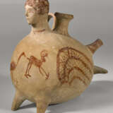 A SICILIAN POTTERY ASKOS IN THE FORM OF A SIREN - фото 2