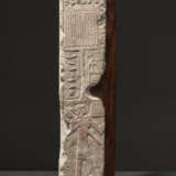 AN EGYPTIAN PAINTED LIMESTONE RELIEF FRAGMENT - photo 4