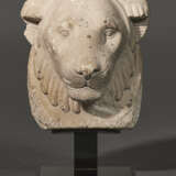 AN EGYPTIAN LIMESTONE LION HEAD SCULPTOR’S MODEL - photo 1