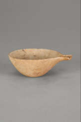A CYCLADIC MARBLE SPOUTED BOWL