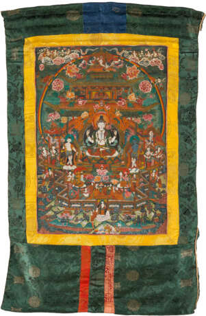 THANGKA MIT BODHISATTVA - photo 1