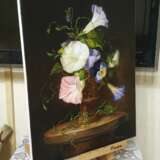 Натюрморт. Вьюнок Canvas on the subframe Oil Classicism Flower still life Россия Новокузнецк 2024 - photo 2