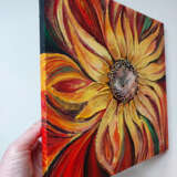 Sunflower Toile sur le sous-châssis Peinture à l'acrylique объемная живопись цветок Kazakhstan 2024 - photo 2