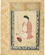 Сефевиды (1506-1722). A PORTRAIT OF MUHAMMAD &#39;ALI THE GILDER