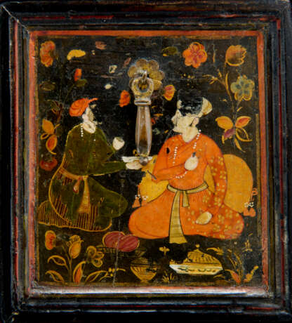 A FINELY LACQUERED MUGHAL CABINET - photo 13