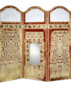 Decorative panels. OTTOMAN CUT VELVET PANELS CONVERTED INTO A SCREEN