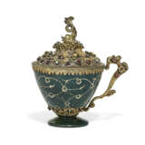 AN OTTOMAN CARVED BLOODSTONE CUP - Foto 2