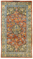 A SILK AND METAL-THREAD CHINESE RUG