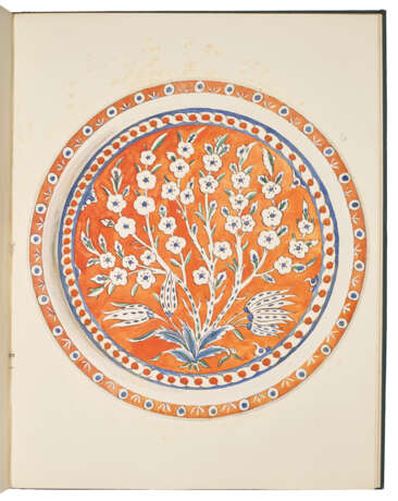 AN ALBUM OF WATERCOLOURS OF IZNIK CERAMICS - photo 7