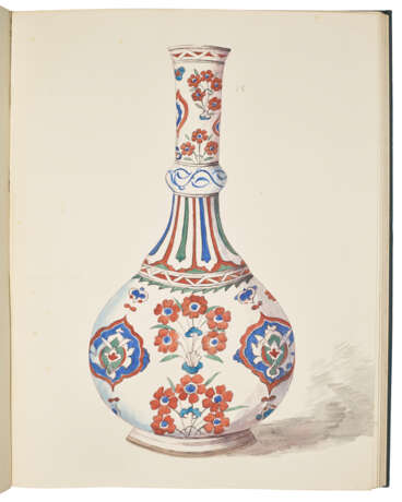 AN ALBUM OF WATERCOLOURS OF IZNIK CERAMICS - Foto 9