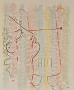 Пастель на бумаге. Jean Cocteau (1889-1963)