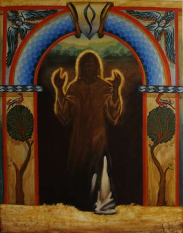 Gate of Paradise Öl auf Leinwand Amerikanischer Realismus Ukraine 1992 - Foto 1