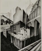 Paysage urbain. LOUIS LOZOWICK (1892-1973)