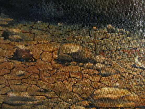 Rainy season Oil on canvas Surrealism Romantic Ukraine 2005 - photo 3