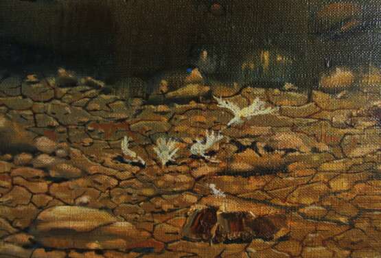 Rainy season Oil on canvas Surrealism Romantic Ukraine 2005 - photo 7