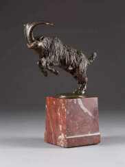 JOHANN (JOHANNES) VIERTHALER 1869 München - 1957 Holzhausen/ Ammersee Springender Steinbock